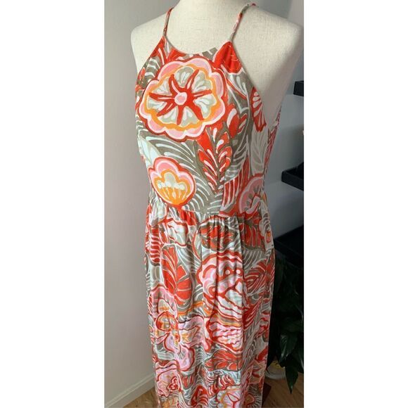 LOFT Dresses & Skirts - Loft beach dress with seashell design maxi size 6P